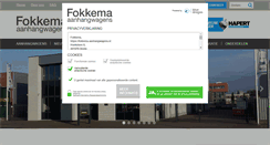 Desktop Screenshot of fokkema-aanhangwagens.nl